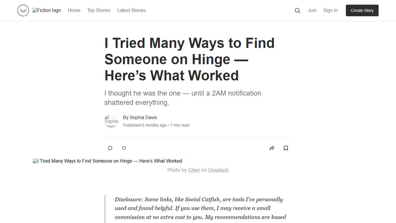 I Tried Many Ways to Find Someone on Hinge — Here’s What Worked Fiction